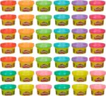 Play-Doh Bulk 42-Pack of 1-Ounce Cans, Easter Basket Stuffers for Girls & Boys, Party Favors, Kids Arts & Crafts, Preschool Toys, Ages 2+ (Amazon Exclusive)