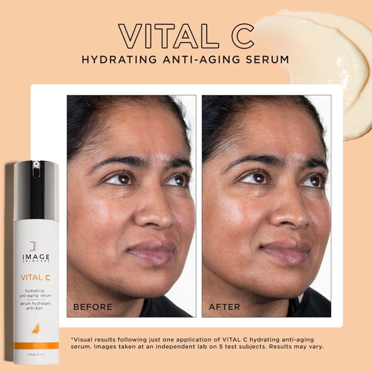 IMAGE Skincare, VITAL C Hydrating Face Serum, with Vitamin C and Hyaluronic Acid, to Brighten, Tone and Smooth Appearance of Wrinkle - Image 5