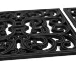 BIRDROCK HOME Rubber Stepping Stones - Set of 3 Decorative Pavers for Garden Path, Patio, Lawn, Yard, and Backyard Landscaping - Easy Install Outdoor Walkway Pathway, Ground Tiles - Black -15x15 - Image 5