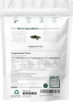 Micro Ingredients Organic Spirulina Supplement, 3000MG Per Serving, 720 Tablets (4 Month Supply), No Filler & Non-GMO, Rich in Vegan Protein, Vitamins & Prebiotics, Premium Spirulina Pills - Image 2
