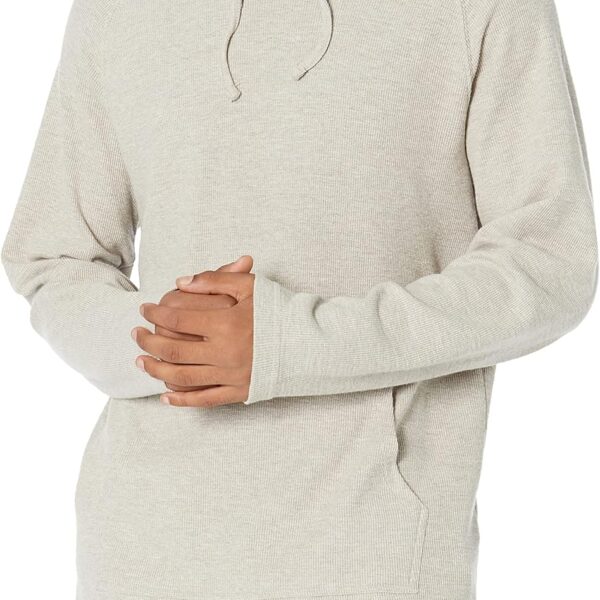 Amazon Essentials Men's Pullover Hoodie, Long-Sleeve Slub Thermal (Previously GoodThreads)