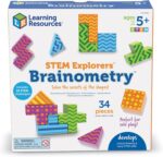 Learning Resources STEM Explorers Brainometry - 34 Pieces, Ages 5+ STEM Toys for Kids, Brain Teaser Toys and Games, Kindergarten Games,Back to School - Image 6