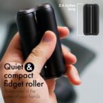 ONO Roller - Handheld Fidget Toy for Adults | Help Relieve Stress, Anxiety, Tension | Promotes Focus, Clarity | Compact, Portable Design (Full Size/Aluminum, Black) - Image 2