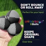 Juggling Balls for Beginners and Professionals Set of 3, Juggling Bean Bags 14 Colors Available, 2 Layers of Net and Carry Case, Original Xballs Juggling Balls (Black - White, 4.2 oz) - Image 3