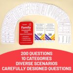 Conversation Cards for Kids - 200 Engaging Questions for Family Game Night, Road Trips & Therapy Games, Perfect for Quality Family Time & Fun Conversations - Image 5