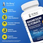 Dr. Berg Magnesium Glycinate with Vitamin D, B6 & Zinc for Stress Relief, Calm, Relaxation, & Good Sleep* - 120 mg Per Magnesium Bisglycinate Capsule - Chelated Magnesium Glycinate - 150 Caps - Image 3