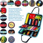 Fidget Blanket for Adults with Dementia,Dementia Activities for Seniors,Alzheimers Dementia Products for Elderly,Toddler Busy Board ,Fidget Toys,Autism Sensory Toys for Autistic Children. - Image 3
