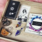 GEHECRST Natural 7 Chakra Healing Crystal Dowsing Pendulum Reiki Gemstone Chips Orgone Pendulum 6 Faceted Hexagonal Pointed Resin Spiritual Pendant for Divination, Wicca, Energy Balancing - Image 8