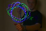 GloFX 6 Led Spinning Orbit: Pure Bliss Multicolor Pattern - Flow Rave Toy - Image 6