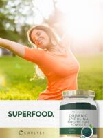 Carlyle Organic Spirulina Powder 2.2 lbs | Blue Green Algae | 8g Spirulina per Serving | Vegan, Non-GMO, Gluten Free Supplement - Image 6
