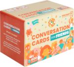 400 Conversation Cards for Friends – Casual, Funny Get to Know You Convo Starters to Connect and Strenghten Friendly Relations – Spark Laughter, & Create Lasting Memories