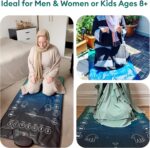 My Salah Mat for Adults - Smart Interactive Prayer Mat for Adults & Reverts Learning Surahs, Salah, Duas, & More - Muslim Prayer Rug with 25 Touch Keys, Padded Prayer Mat Layer, & Speaker for Ages 8+ - Image 8