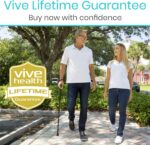 Vive Folding Cane - Foldable Walking Cane for Men, Women - Fold-up, Collapsible, Lightweight, Adjustable, Portable Hand Walking Stick - Balancing Mobility Aid - Comfortable Ergonomic Handle - Image 8