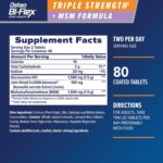 Osteo Bi-Flex Triple Strength(5) with MSM, Glucosamine Joint Health Supplement, Coated Tablets, 80 Count - Image 2