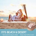 Tiny Land Picnic Blankets, 2 in1 Double Layer Waterproof Mat + Blanket, Machine Washable Outdoor Blanket, Portable Camping Blanket, Extra Large Beach Mat, for Camping Park Beach Grass - Image 5