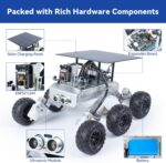 SunFounder GalaxyRVR Mars Rover Kit, Smart Video Robot Car Kit Compatible with Arduino Uno R3 with ESP32 CAM for Real-Time FPV Visuals, R3 Board & Rechargeable Batteries Included - Image 2
