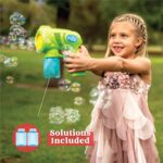 JOYIN 2 Kids Bubble Gun with 2 Bottles Refill Solution, Bubble Machine Gun for Toddlers 1-3 Kids 4-8, Party Favors, Summer Toy, Outdoors, Easter, Birthday Gift - Image 8