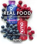 Huma Chia Energy Gel, Variety 12 Pack - Stomach Friendly, Real Food Energy Gels for Endurance Exercise - Image 3