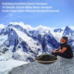Handan 432HZ,10 Sounds 22 Inches D Minor Handpan Drum,Prremium Steel Hand Pan Instrument for Adults,Classic Black - Image 6
