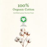 California Design Den 100% Organic Cotton Queen Sheet Set - Crisp Cotton Percale Sheets Queen, Deep Pockets, GOTS Certified, Cool and Durable Bedding Set - Ivory - Image 3