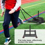 Kipika Weight Sled, Workout Sled, Fitness Strength Training Sled, Speed Training Sled for Athletic Exercise, Speed Improvement, Easily Through Obstacles, Suitable for 1" & 2" Weight Plate - Image 5