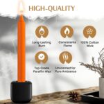 Wyspell - 36 Colored Taper Candles for Witchcraft | 5" Height & 1/2" Diameter | Candle Sticks for Witch Decor | 6 Spell Holders | Shabbat | Chime | Wiccan - Image 4