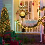 Go2garden Solar Lights Outdoor Owl Garden Gifts Women Metal Stakes Lights for Lawn Ornaments, Yard Art, Pathway, Patio Decorations,Birthday Mothers' Day Gift for Mom Dad Grandma (Bronze) - Image 7