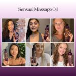 Aromatherapy Sensual Massage Oil for Couples - Relaxing Lavender Massaging Oil for Massage Therapy with Vitamin E Jojoba & Sweet Almond - Naturally Scented Vegan Non GMO & Gluten Free (8 Fl Oz) - Image 2
