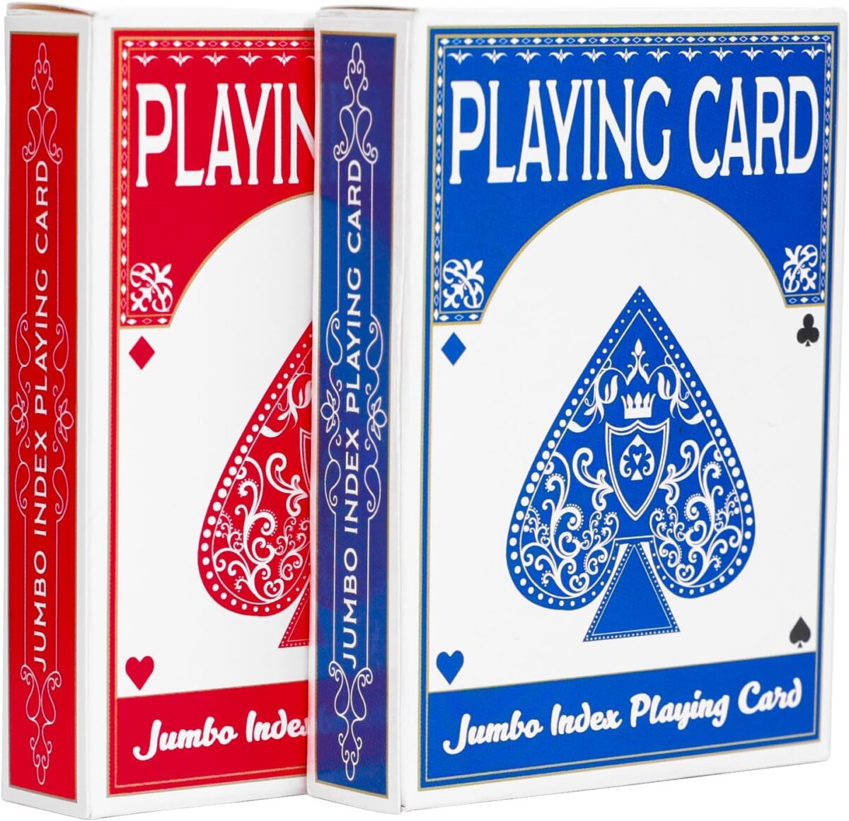 Playing Cards Large Print for Adults - 2 Pack, Large Print Playing Cards for Seniors, Vision Impaired, Low Vision Crowd, for Blackjack, Euchre, Canasta Card Game - Image 9