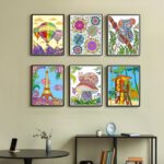 Adult Coloring Books Set:3 Coloring Books for Adults Animal Flowers & Other Themes Designs.Coloring Books for Adults to Relax and Relieve Anxiety - Image 3