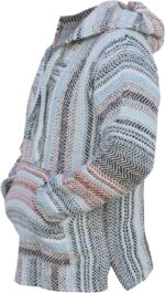 Del Mex Deluxe Mexican Baja Hoodie Sweatshirt Pullover Jerga Surf Poncho Drug Rug - Image 2