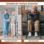 Couch Stand Assist, Ankle and Knee Surgery Recovery Aid, Versatile Chair Stand Assist-Mobility Standing Aid Rail for Elderly Height Adjustable, Lightweight (450lb Loading) - Image 2
