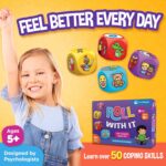 ThinkPsych Roll with It - CBT Coping Skills Kit - Anger Management - Stress Relief - Social Emotional Learning Toys & Anxiety Relief Tools for Kids - Ages 5-12 - Play Therapy & Calm Down Kit - Image 2