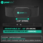 Powr Labs Bluetooth and ANT+ Heart Rate Monitor Chest Strap - Compatible with Polar, Garmin, Peloton, Wahoo - Image 6
