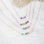 925 Sterling Silver Birthstone Necklace for Women, Birthstone Necklace for Mom, Mothers Day Gift, Dainty Necklace, Grandma Necklace, Birthstone Gifts, Gifts for Mothers Jewelry, Best Gift for Her - Image 4