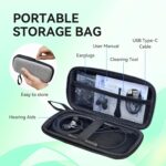 Hearing Amplifiers Black, Neckband Hearing Aids for Seniors, Rechargeable Hearing Amplifier Aid Bluetooth Headphones with Noise Cancelling - Image 8