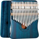 Kalimba Thumb Piano 17 Keys Finger piano (Blue)