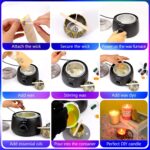 SAEUYVB Candle Making Kit with Hot Plate Full Set - for Adult - DIY Starter Soy Candle Making Supplies - Perfect as Home Decorations - Image 6