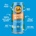 Babe Yerba Mate, Natural Energy Drink Alternative, Organic Variety Pack, 16oz (Pack of 12), 150mg Caffeine - Image 2