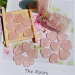 20 PCS Rose Quartz Heart Crystals Natural Crystal Polished Healing Cute Mini Pocket Stones Palm Thumb Love Gemstones Set Bulk Wholesale Reiki Energy Balancing Meditation Pink Heart Gifts for Mother Women - Image 5