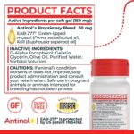 Plus, Mobility, Hip, and Joint Supplement for Dogs, Green-Lipped Mussels and Krill Oil - Dog Joint Supplement, Better and Faster Than Glucosamine and Chondroitin, 120 Soft Gels - Image 6