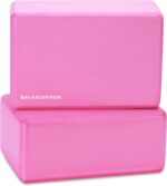 Set of 2 High Density Yoga Blocks, 9"x6"x4" Each, Pair, Multiple Colors - Image 2
