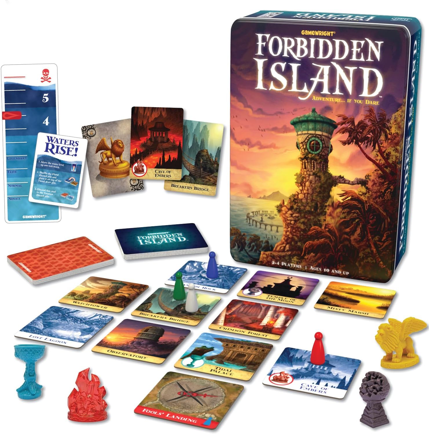 81dLQJZRx5L._AC_SL1500_.jpg Forbidden Island – The Cooperative Strategy Survival Island Board Game,2-4 players - Image 1