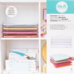 We R Memory Keepers, 12x12 Inch 4-Pack Stackable Trays, for Storing Paper, Letters, Scrapbooking Tools, and More, Organization System, Easy Assembly and Storage