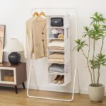 StorageWorks 6-Shelf Closet Organizers, Two 3-Shelf Separable Hanging Shelves for Closet, 12" D x 12" W x 48 3⁄4" H, Mixing of Beige, White & Ivory - Image 2