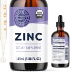 Vimergy Liquid Zinc – Fast-Absorbing Immune Support* – Promotes Healthy Bones & Skin – USDA Certified Organic, Vegan, Non-GMO – 57 Servings (115 mL)