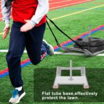 Kipika Stainless Steel Weight Sled for Fitness Strength Training, Speed Improvement, and Athletic Exercise - Compatible with 1" & 2" Weight Plates - Image 6