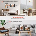 Frameo 10.1 Inch WiFi Digital Picture Frame, 1280x800 HD IPS Touch Screen Photo Frame Electronic, 32GB Memory, Auto-Rotate, Wall Mountable, Share Photos/Videos Instantly via Frameo App from Anywhere - Image 8