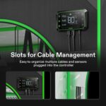 VIVOSUN GIY Smart Grow Tent System 4x4, WiFi-Integrated Grow Tent Kit, with Automate Ventilation and Circulation, Schedule Full Spectrum 200Wx2 LED Grow Light, and GrowHub E42A Controller - Image 6