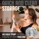 Gradient Fitness Yoga Strap, Friction-Less Easy-Feed Buckle, Super Soft Cotton/Polyester Blend Webbing, Free eGuide. (8 Feet) - Image 2